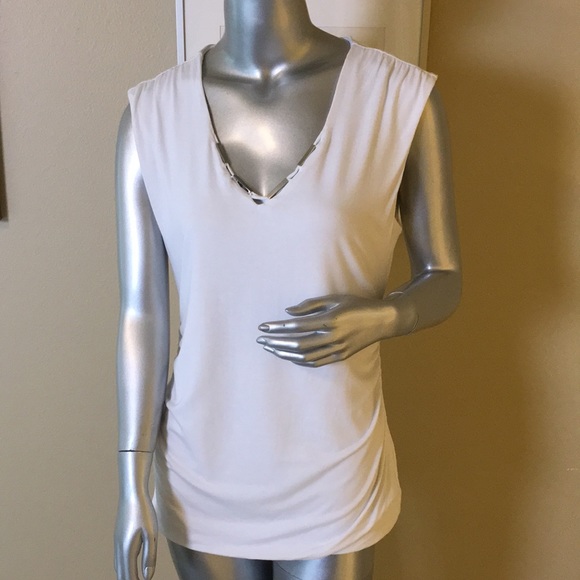 WHBM | Bar-Hardware Sleeveless Top - Picture 7 of 15